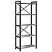 Libreria Grigio sonoma 60 x 30 x 153 cm Legno multistrato - Foto miniatura 1