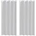 Tende con tende 2 pcs Grigio chiaro 140x175cm Poliestere - Foto miniatura 1