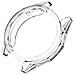 Custodia Protettiva Gt6 Pro In Tpu Half-pack Compatibile Con Huawei Watch Gt6 - Vari Colori Transparent+white - Foto miniatura 3
