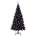 Albero di Natale con 300 LED con supporto Nero 210 cm PVC - Foto miniatura 4