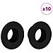 Tappi per tavolo da calciobalilla 10 pcs Nero 3 x 3 x 1,4 cm - Foto miniatura 3