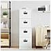 Armadio per File con cassetto 2 pcs Bianco 44 x 50 x 106.5 cm - Foto miniatura 4