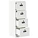 Armadio per File con cassetto 2 pcs Bianco 44 x 50 x 106.5 cm - Foto miniatura 6
