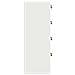 Armadio per File con cassetto 2 pcs Bianco 44 x 50 x 106.5 cm - Foto miniatura 8