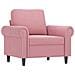 Set di Divani 4 pz con Cuscini rosa in Velluto - Foto miniatura 3