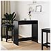 Tavolo da bar Rovere Nero 102 x 50 x 103,5 cm Legno multistrato - Foto miniatura 2