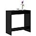 Tavolo da bar Rovere Nero 102 x 50 x 103,5 cm Legno multistrato - Foto miniatura 3