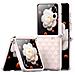 Cover con Tapa per Magic V Flip 5G - TPU+Pelle /PU, Rosa - Foto miniatura 1