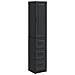 Set di armadi 2 pcs Nero 33 x 34,5 x 87 cm Legno ingegnerizzato - Foto miniatura 1