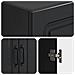 Set di armadi 2 pcs Nero 33 x 34,5 x 87 cm Legno ingegnerizzato - Foto miniatura 7