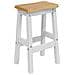 Sgabello da Bar Alto EKAI 2 pcs Bianco 40 x 29 x 63 cm - Foto miniatura 3