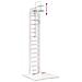 Doccia da esterno 223 cm Legno massello di pino e acciaio inox - Foto miniatura 9