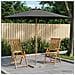 Ombrello da giardino Ø 300 x 248 cm Legno di Eucalipto Massello - Foto miniatura 2