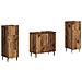 Set di Armadi da Bagno da 2 Pezzi ZWOLLE Legno antico - Foto miniatura 1