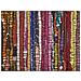 Tappeto Multicolore In Cotone Scuro Con Fronde - 140x200cm - Danca - Foto miniatura 8