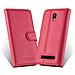 Custodia Compatibile Con Htc Desire 500 In Rosso Carminio - Coperchio Protettiva Con Chiusura Magnetica, Funzione Stand E Tasca Per Le Carte - Foto miniatura 5
