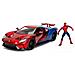 Ford Gt 2017 ''spider Man'' Con Personaggio 1:24 - Foto miniatura 1