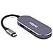 Mini Docking Station HDMI 3USB PD USB 3.2 Gen 1 (3.1 Gen 1) Type-C Argento - Foto miniatura 2
