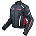Moto Giacca Donna Sport Impermeabile Tessuto Riflettente Rosso S - Foto miniatura 4