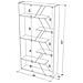 Libreria Tars Rovere 84x24x157h - Foto miniatura 1