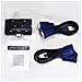 Usb Switch Kvm Vga Con Cavi 2 Porte Selettore Switcher Per 2pc Condivisione Di Un Monitor Video E 3 Dispositivi Usb Tastiera Mouse Scanner Stampante - Foto miniatura 3