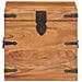 Baule 40x40x40 cm in Legno Massello di Acacia - Foto miniatura 3
