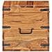 Baule 40x40x40 cm in Legno Massello di Acacia - Foto miniatura 4