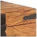 Baule 40x40x40 cm in Legno Massello di Acacia - Foto miniatura 6