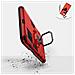 Cover Oppo A74 5g E A54 5g Rossa Ibrida Antiurto Supporto Anello Metallico - Foto miniatura 3
