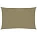 Parasole a Vela Oxford Rettangolare 3x6 m Beige - Foto miniatura 1