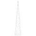 Cono Di Luce Led Decorativo Acrilico Blu 120 Cm - Foto miniatura 3