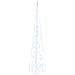 Cono Di Luce Led Decorativo Acrilico Blu 120 Cm - Foto miniatura 1