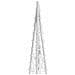 Cono Di Luce Led Decorativo Acrilico Blu 120 Cm - Foto miniatura 8