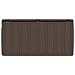 Baule Mobile Contenitore Cuscini Marrone 117x45,5x57,5 Cm 270 L - Foto miniatura 5