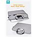 Borsa Porta Macbook Pro 16'' 2021 Water Proof Colore Grigio - Foto miniatura 2