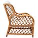 Poltrona con Cuscino Marrone Chiaro in Rattan Naturale e Lino 81 x 70 x 90 cm - Foto miniatura 3