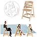 Seggiolone Sit Up III - Crescendo con la sedia da bambino a sedia per ragazzi - Legno naturale - Foto miniatura 2