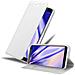 Custodia Compatibile Con Htc Desire 12 In Classy Argento - Coperchio Protettiva Con Chiusura Magnetica, Funzione Stand E Tasca Per Le Carte - Foto miniatura 1