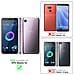 Custodia Compatibile Con Htc Desire 12 In Classy Argento - Coperchio Protettiva Con Chiusura Magnetica, Funzione Stand E Tasca Per Le Carte - Foto miniatura 2