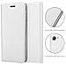 Custodia Compatibile Con Htc Desire 12 In Classy Argento - Coperchio Protettiva Con Chiusura Magnetica, Funzione Stand E Tasca Per Le Carte - Foto miniatura 7