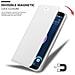 Custodia Compatibile Con Htc Desire 12 In Classy Argento - Coperchio Protettiva Con Chiusura Magnetica, Funzione Stand E Tasca Per Le Carte - Foto miniatura 8