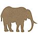 Elefante Di Legno Mdf Da Decorare - 15 Cm - Foto miniatura 1