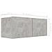 Set di Mobili Porta TV 5 pz Grigio Cemento in Legno Multistrato - Foto miniatura 2
