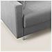 Megan Divano Letto Angolare In Microfibra Smacchiabile T11 Grigio 251 Cm Destro (mat. 120x197) - Foto miniatura 5