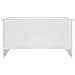 Tavolino Da Salotto Bianco 80x55,5x41,5 Cm In Legno Multistrato - Foto miniatura 3