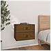Comodino A Muro Marrone Miele 50x36x40 Cm - Foto miniatura 1
