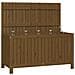 Contenitore Da Giardino Miele 121x55x64 Cm Legno Massello Pino - Foto miniatura 1