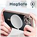 Cover Magsafe Per Iphone 14 Silicone Protezione Camera Bordo Cromato Rose Gold - Foto miniatura 4