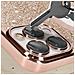 Cover Per Iphone 12 Pro Glitter Amovibile Silicone Gel Protecam Spark Rose Gold - Foto miniatura 2