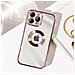 Cover Per Iphone 12 Pro Glitter Amovibile Silicone Gel Protecam Spark Rose Gold - Foto miniatura 4